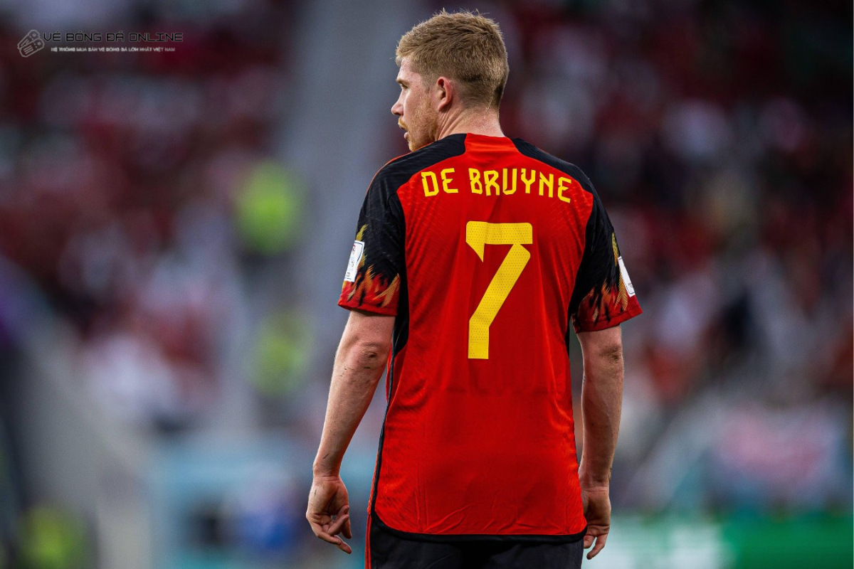 Kevin De Bruyne mặc áo số mấy